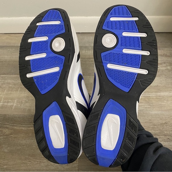 Nike Mens Air Monarch Black, White & Blue Sneakers 415445-002-size 11 *like NEW* - Picture 8 of 8